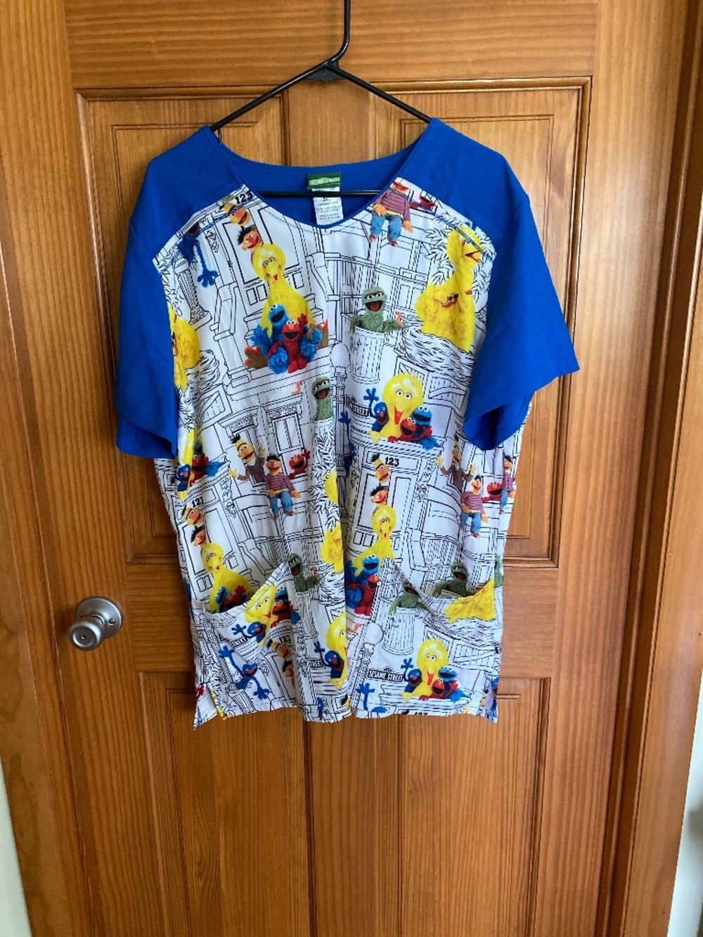 2XL scrub top